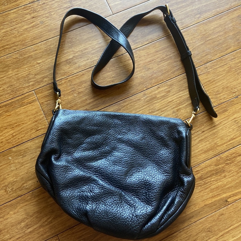 Marc by Marc Jacobs Black Leather Classic Q Natasha Crossbody Bag - Picture 6 of 7